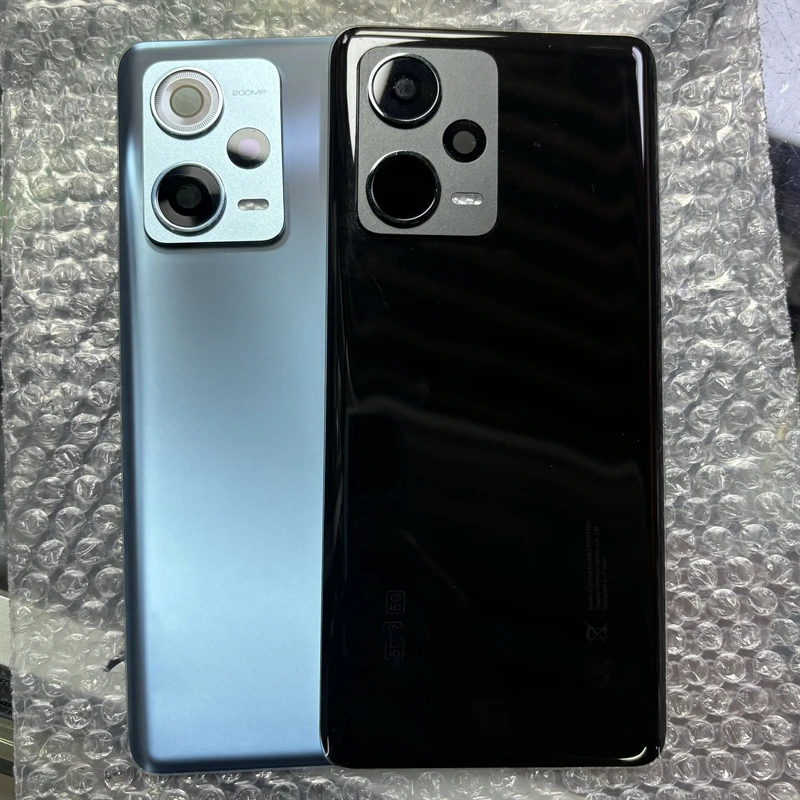 Rear Back Housing Door Glass Battery Cover Back Cover Housing Replacement Parts For Xiaomi Redmi Note 12 Pro Plus 12 Pro+ 5G,phone back cover,glass phone back cover,glass battery cover