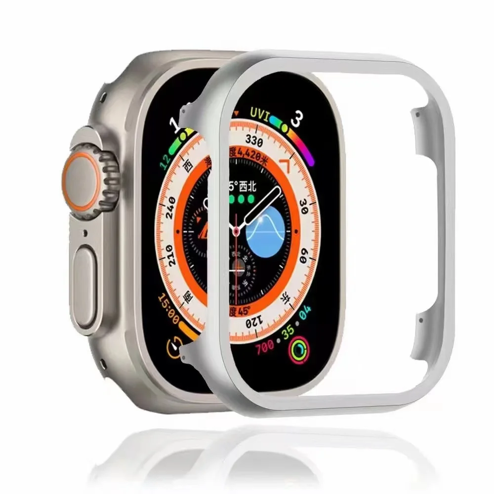 Aluminum Alloy Metal Protective Cover Bumper Frame for Apple Watch - No Glass