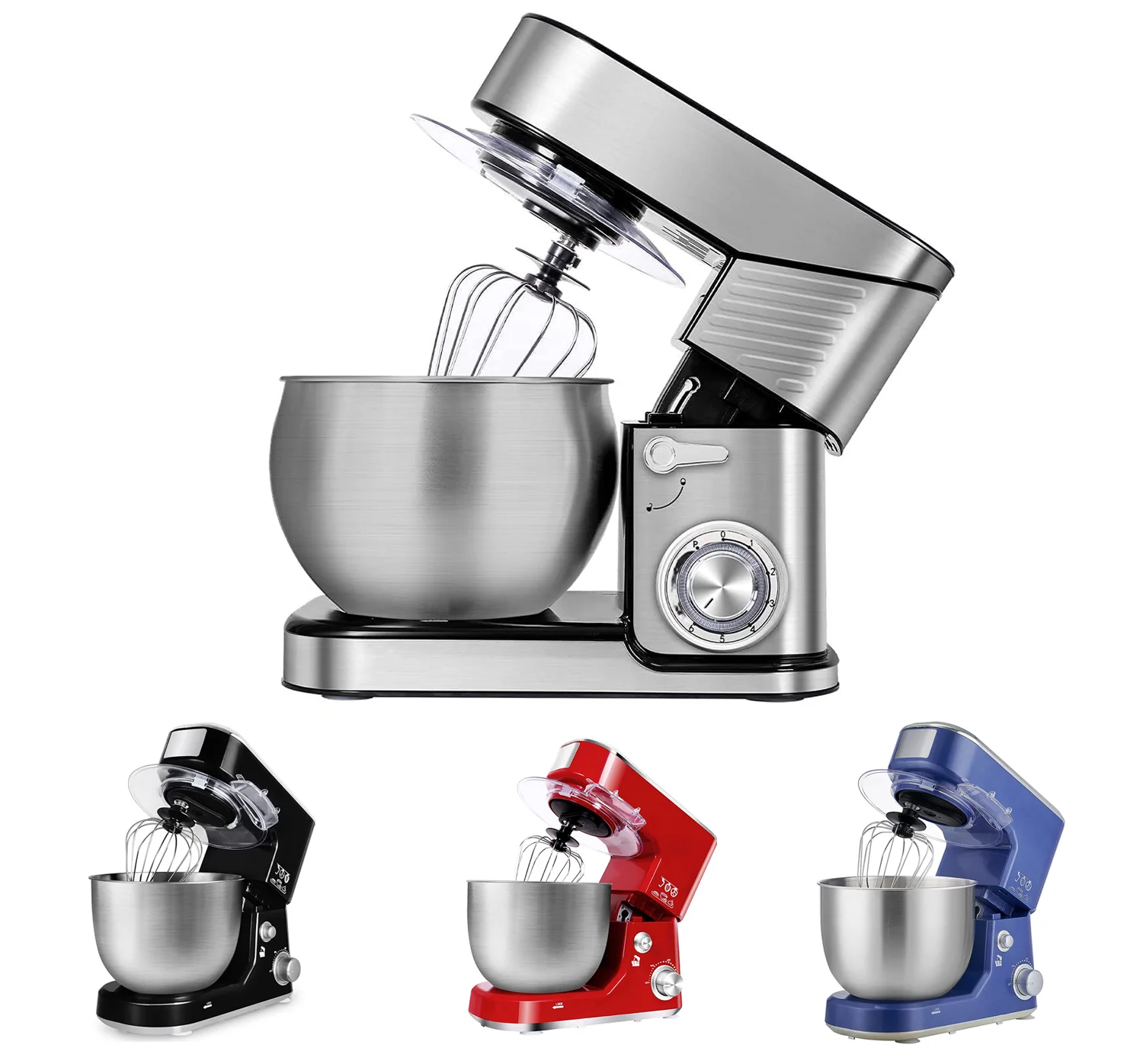 Heavy Duty High Quality Commercial Home Kitchen 3 In 1 Food Processor Cake Bread Electric Dough Mixer