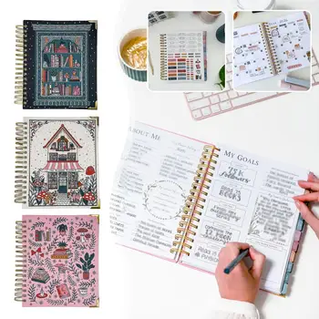 Reading Log Journal Planner For Book Lovers Study Notes Tracker Reading Challenge Goal Setting Personal Diary 1