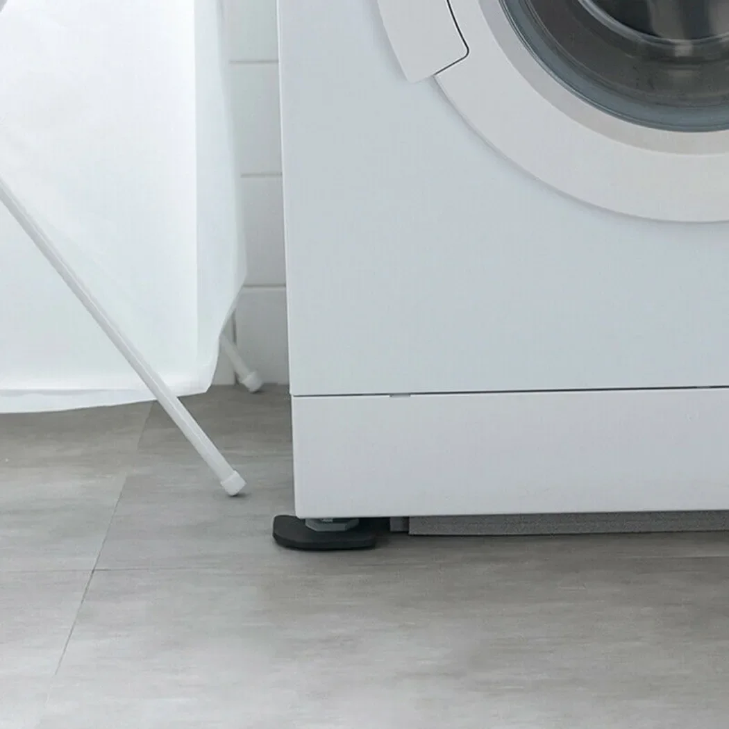 4PCS Washing Machine Shock Mute Pads Slip Stop Silent Refrigerator Furniture Raiser Dampers Stand Non slip Anti Vibration Mat washing machine pads anti vibration pads