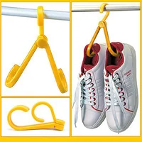 Portable Mini Clothes Hanger Pothook Drying Rack Shoe Trousers Clips Pegs Foldable Rotatable Household 1