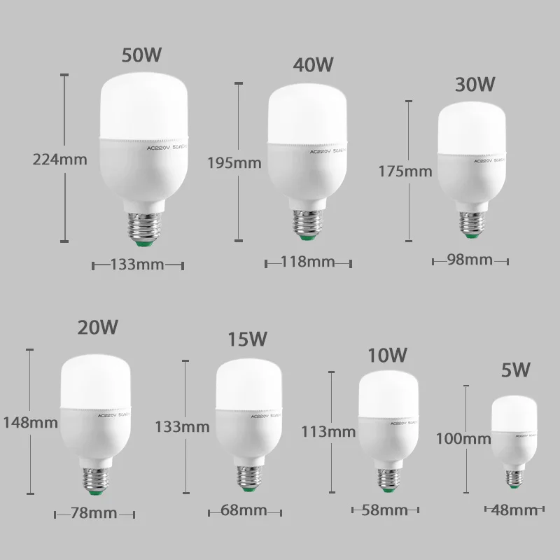 Lights Bulb LED Highlight Lamps 220V Electric Light Energy Saving For Home Decorative Living Room U-Shaped Bulblet E27 Led Lamp