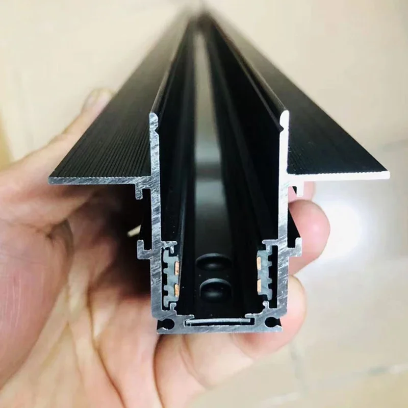 Ceiling Track Light Modern Magnetic Track Embedded Spotlight Floodlight Livingroom Lighting Magnetic Rail Indoor Lighting System