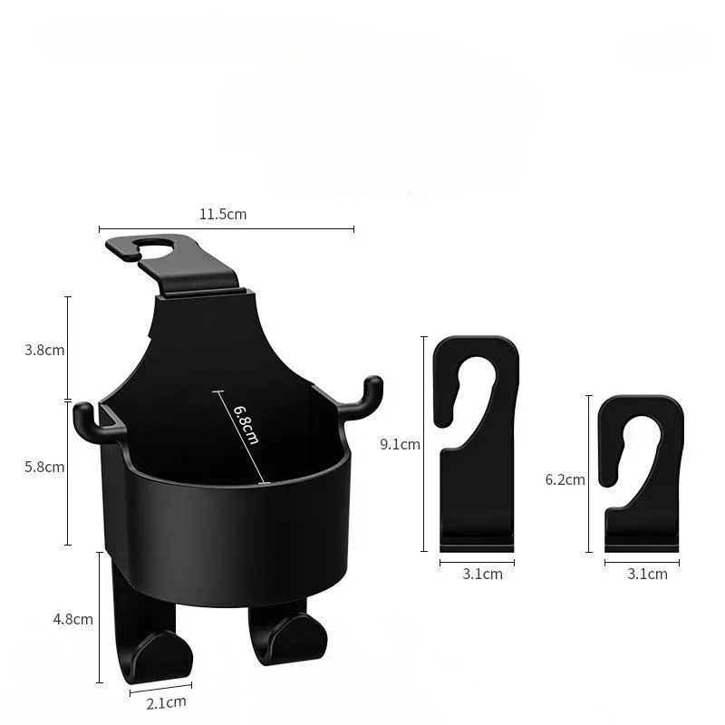 General Motors Cup Holder Multifunctional Hanging Cup Holder With Hook Can Be Used As A Mobile Phone Holder Car Bottle Holder