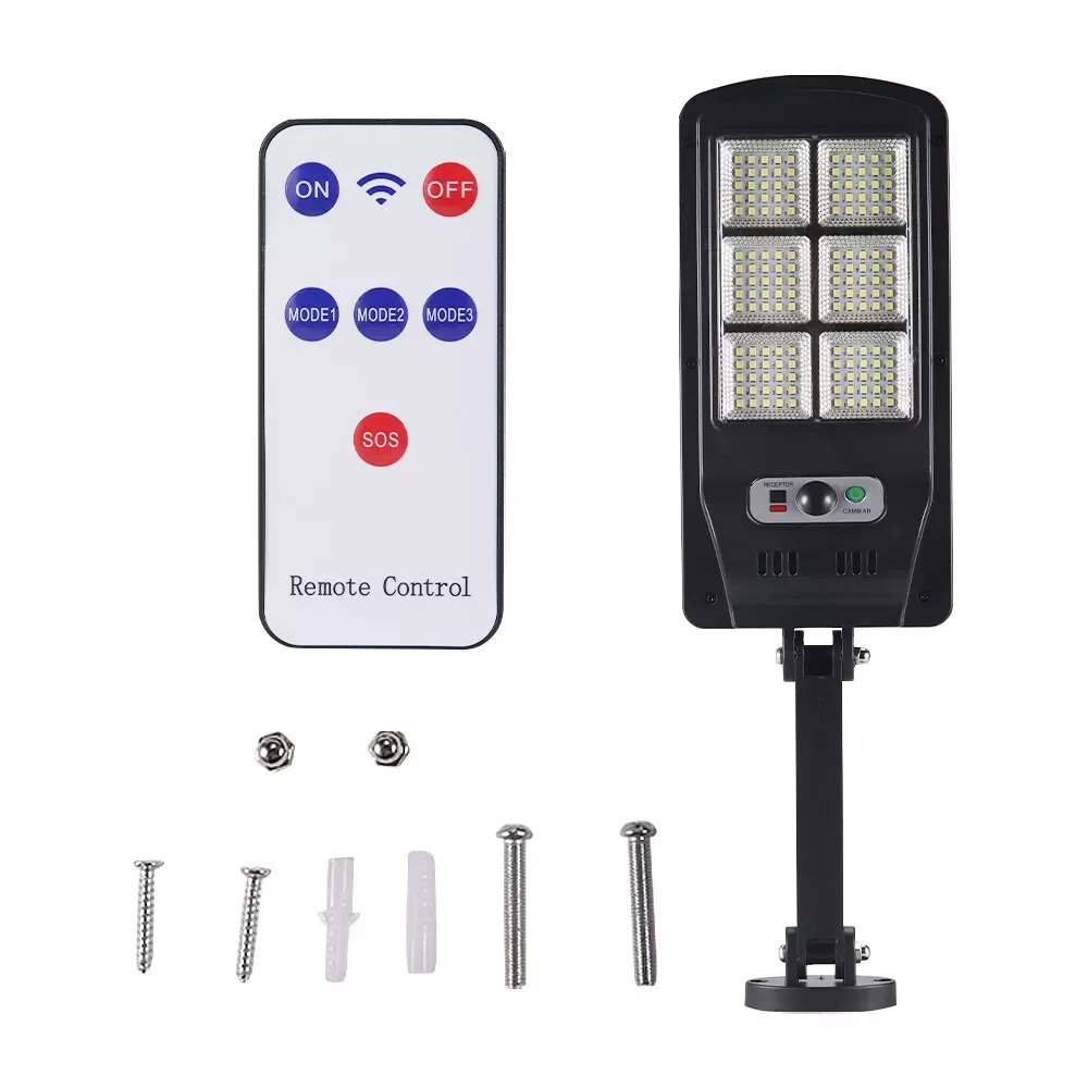 Solar LED Street Light Motion Sensor Remote Control Wall Flood Yard Outdoor Lamp - Image 6