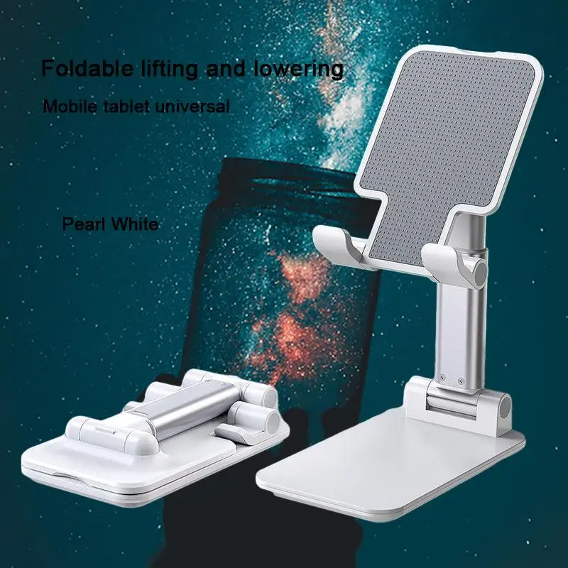 

Adjustable Foldable Desktop Bracket with Silicone Pad, The Ultimate Phone Holder for Your Conveniencutting our Lates, New