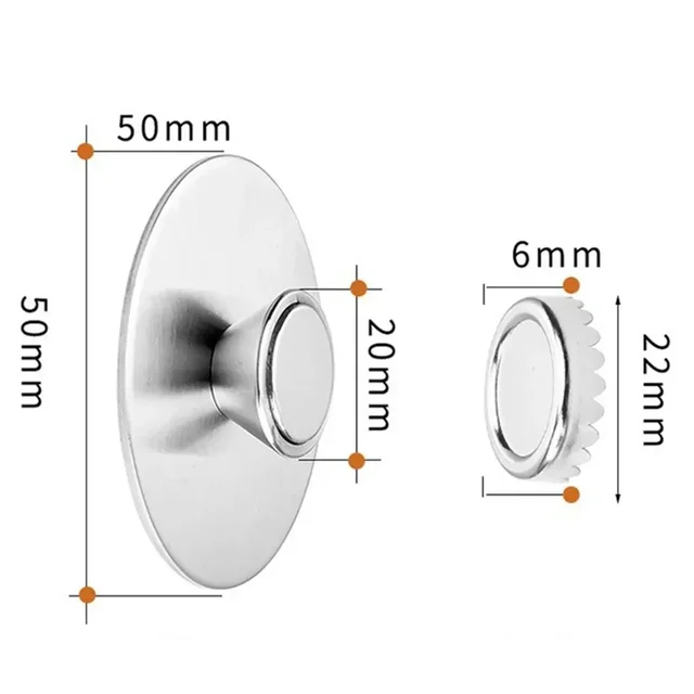 Support magnétique portable Regina, 2.2x0.6cm, 1 pièce, nouveau distributeur en acier inoxydable pour la cuisine 5