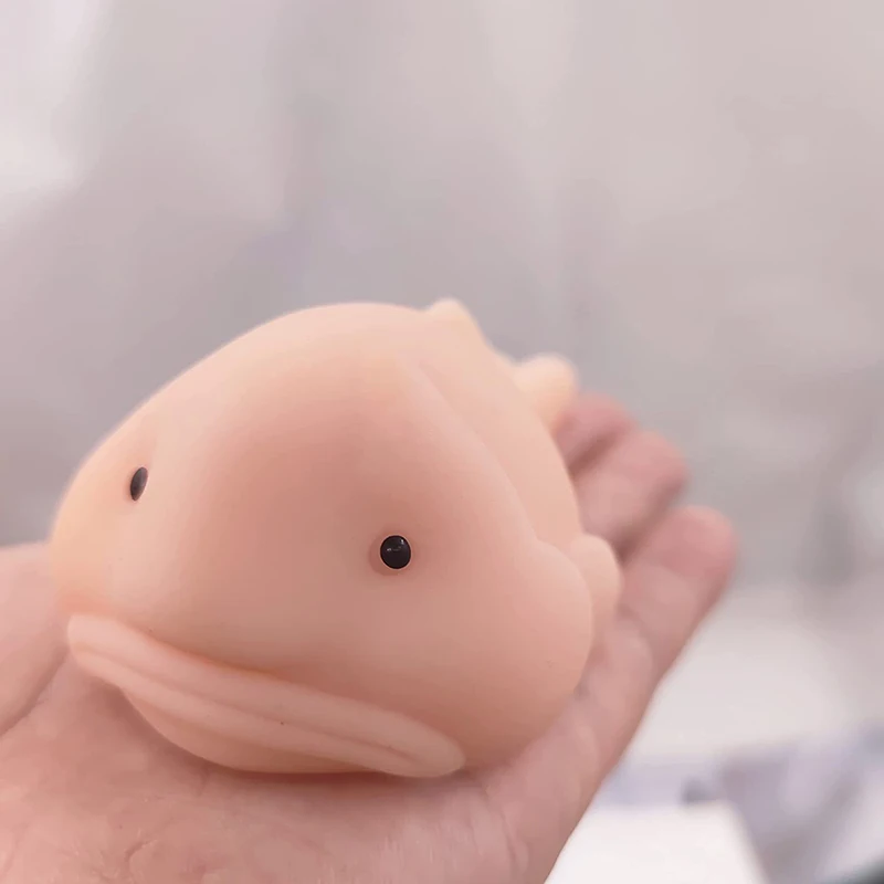Cute Blobfish Toys Fragrant Droplet Fish Blob Fish Mochi Decompression Toys Accoutrements Blobfish Novelty Squishy Toy