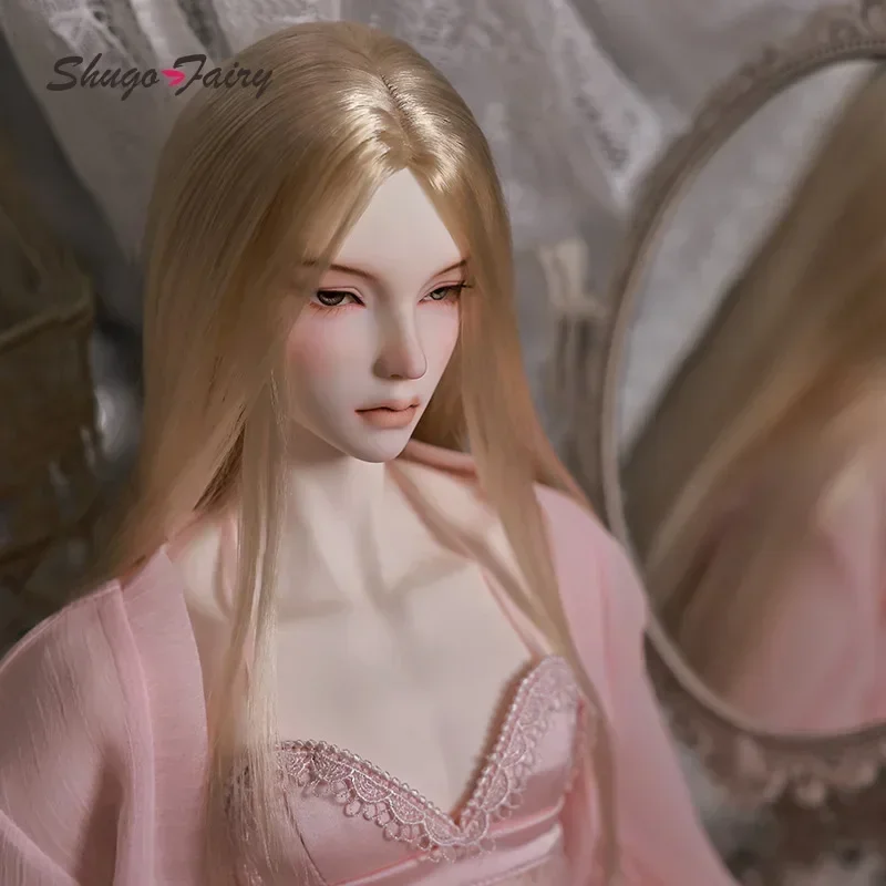 Фото Lvan BJD кукла 1/3 Yunus Nago французские шикарные пижамы домашний корсет атласные кружева перекрещивание дяди Соединенные куклы Коллекция Shugafairy №5