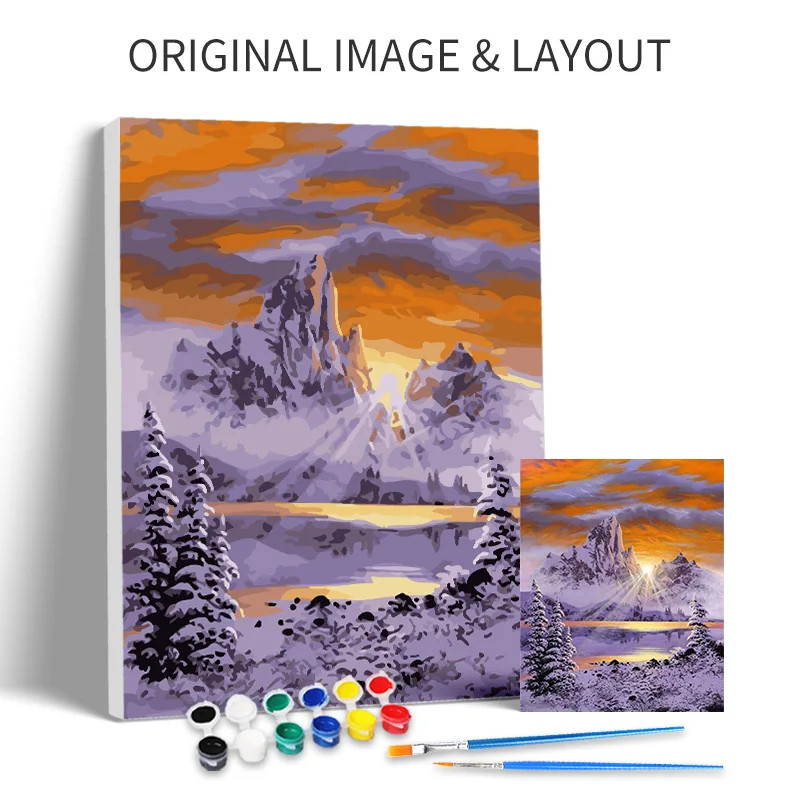 39 Landscapes paint by numbers ideas  paint by number, paint by number  kits, landscape paintings