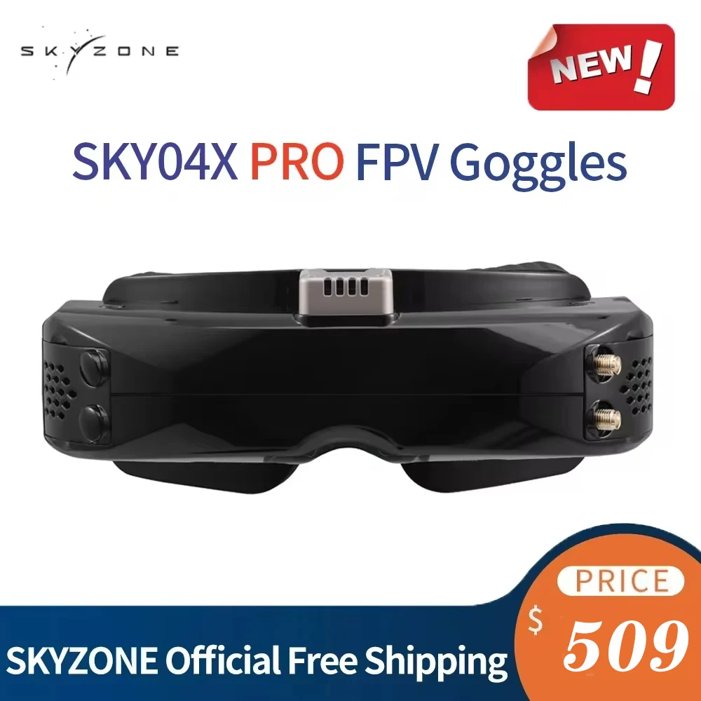Lunettes Skyzone Sky04x Pro FPV - Récepteur Steadyview 5.8G