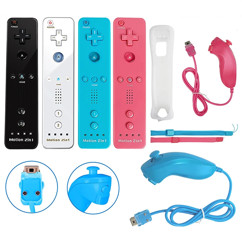 Nunchuck Ʈѷ ִ Wii  е, ٵ Wii, Wii U  Ʈ,  ÷, 2 in 1