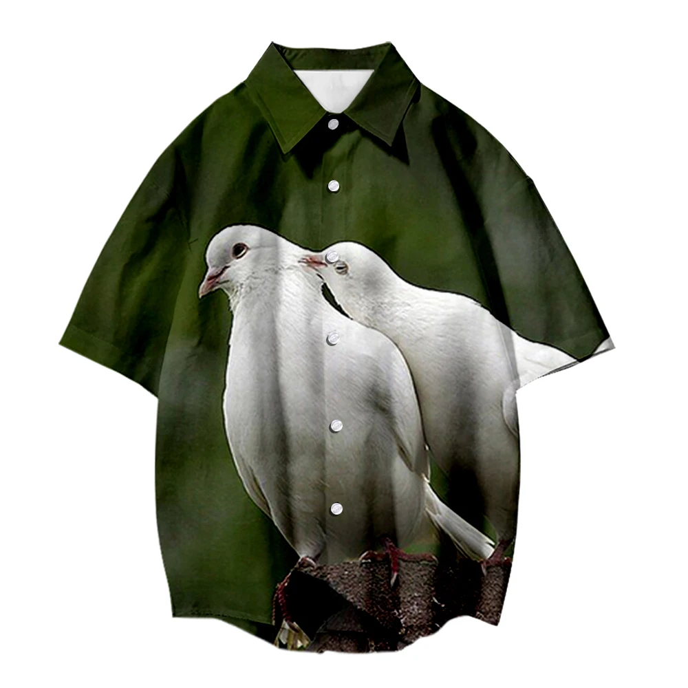 

2022 New 3D pattern Unisex Shirts Men's Beach Shirts Casual Street Style Tops printed short-sleeved fashion casual shirt