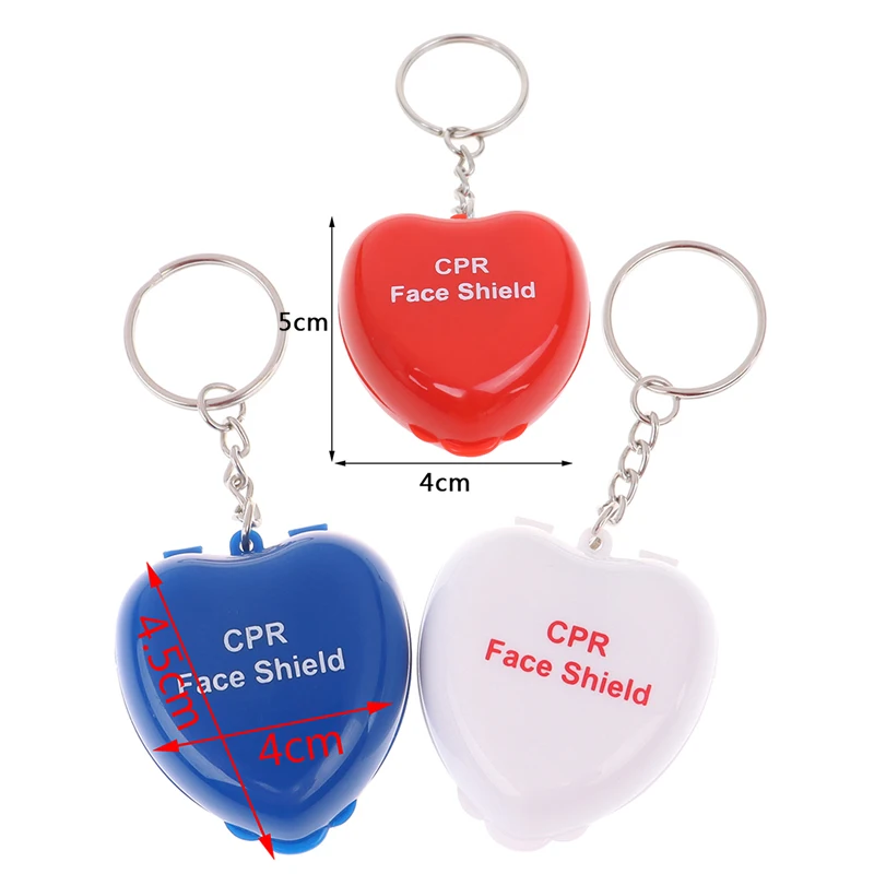 Disposable CPR Resuscitator Mask Portable Emergency Aid Face Shield Artificial Respiration Respirator Safety Survival Tools first aid mask survival tool