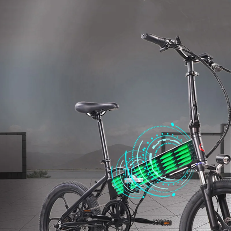 YA20 500W48V12.8AH electric bicycle 20-inch 1.95 tire folding electric bicycle suitable for urban cycling