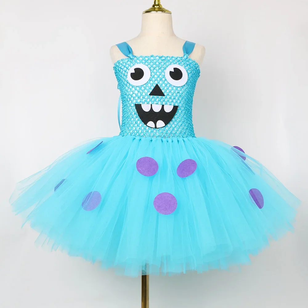 Sully Monsters Inc Costume Kids Blue Monster Sullivan Tulle Tutu Dress  Toddler Girls Halloween Carnival Party Dress Up Clothes - AliExpress 1501