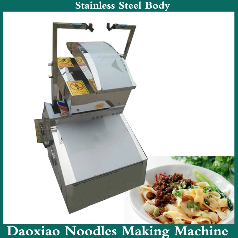 

110V 220V Full-Automatic Commercial Electric Noodle Machine Stainless Steel Daoxiao Noodles Cutter