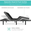 Adjustable Bed Frame, Electric Base w/Wireless Remote Control, Nightlight, Massager, 2 USB Ports, Bed Frames 6