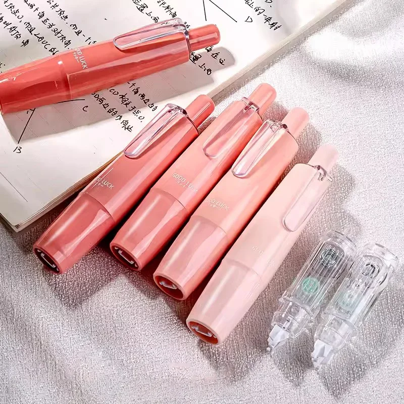5mm*6m Correction Tapes Kawaii Press Type Correction Band White Out Corrector Tool Korean Stationery School Office Supplies correction tape correction belt correction strap