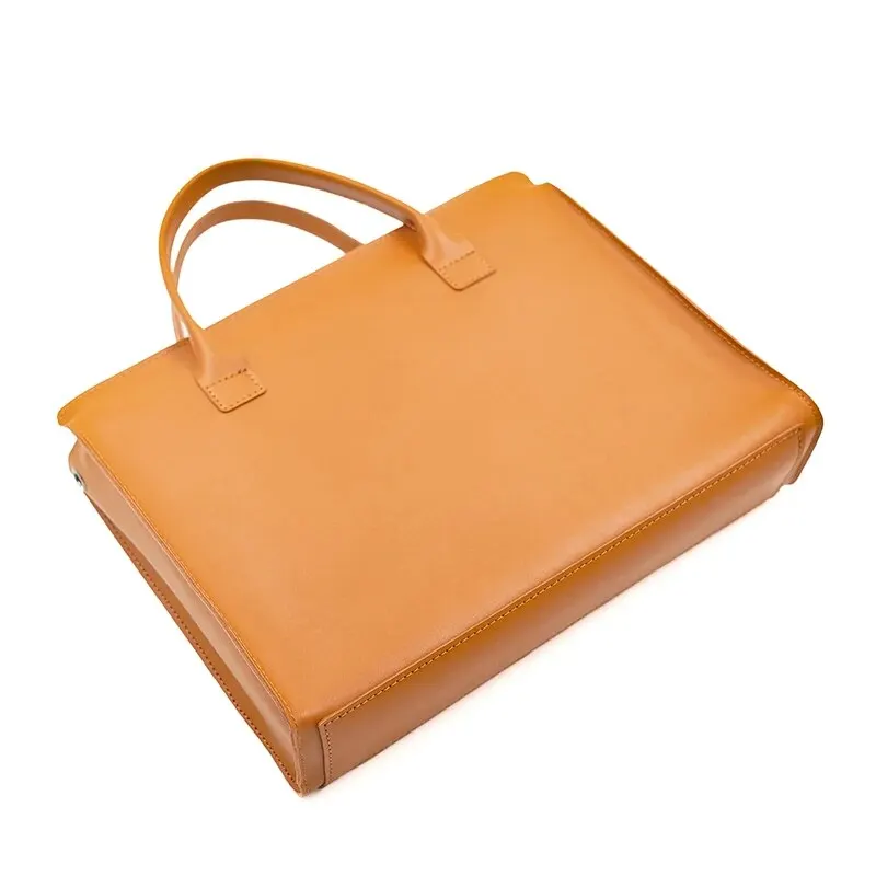 Sleek Ultra-Light 15.6 Inch Laptop Handbag with Inclined Shoulder Strap