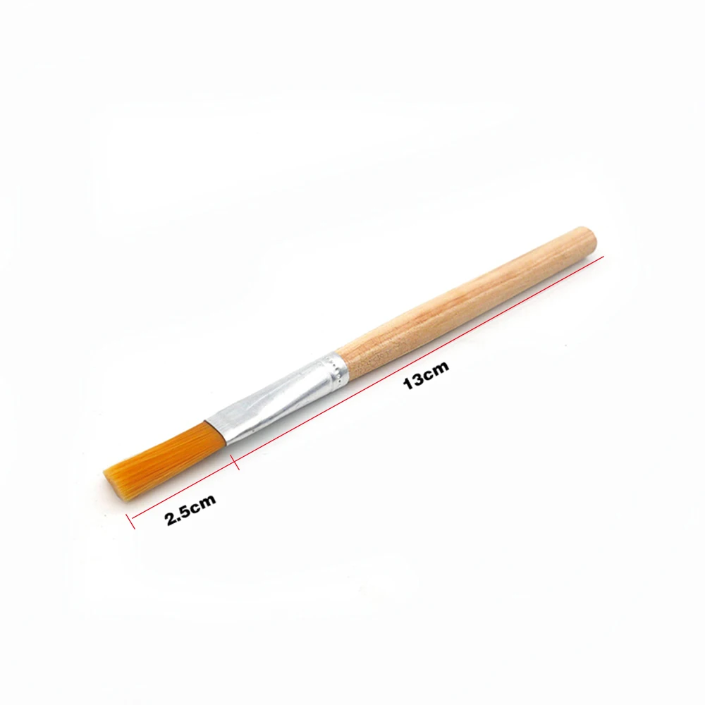 10 pieces of wood handle small brush electronic products to remove dust computer keyboard motherboard cleaning tool soft hair 4