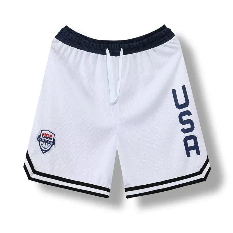 Basketball Running Shorts for Men Training Active Loose Pockets Sports