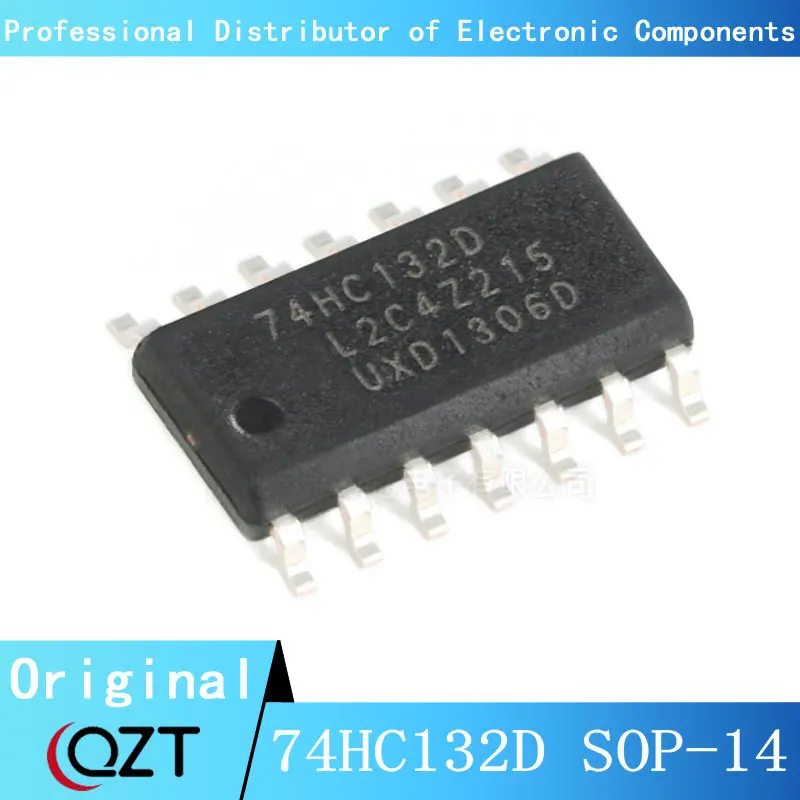 10pcs/lot 74HC132D SOP 74HC132 SN74HC132DR SN74HC132 SOP-14 chip New spot 10pcs original 74hc132d 653 soic 14 trigger chip