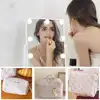 Pink Bowknot Quilting Women Cosmetic Bag Portable Zipper Makeup Travel Organizer Female Handbag Toiletry Pouch For Girls 3