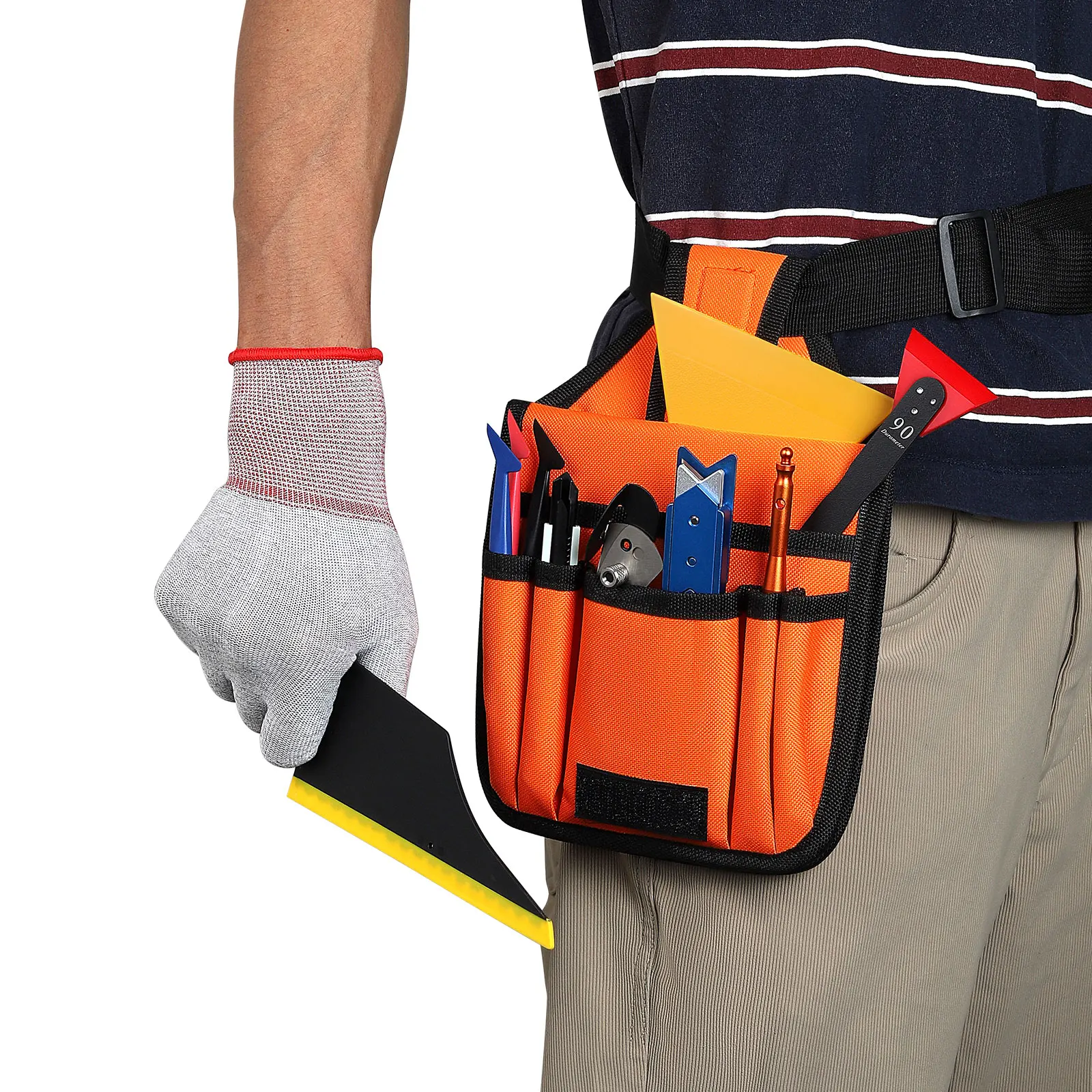 Tool Bag Car Wrap Vinyl Tool Multi Function Waist Bag Oxford Cloth Pouch Storage Window Tint Tools