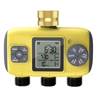 Insoma 3-Outlet Automatic Water Timer Garden Irrigation Watering System Independent Control Sprinkler Programmer Tools 1