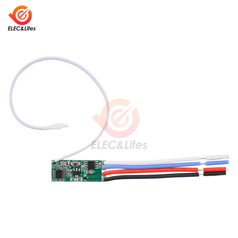 DC 3V-12V Motor Driven Forward And Reverse Remote Wireless Remote Control Module Small Motor Drive Control Module