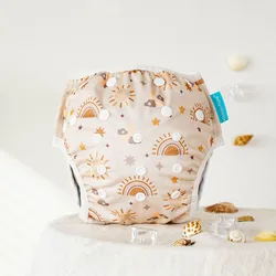 Happyflute Reusable & Adjustable Baby Swim Diapers - Perfect for Swimming Lessons & Gifts (EF603)