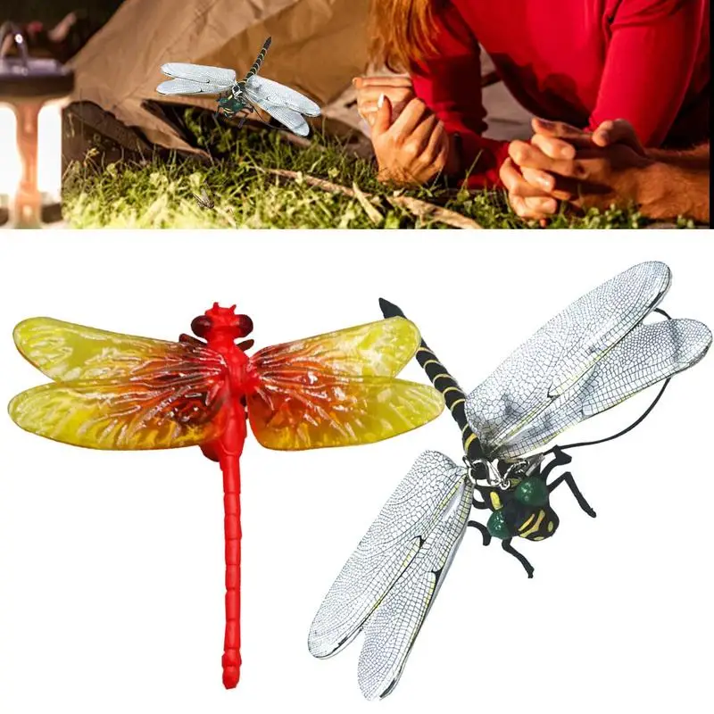 

Mini Dragonfly Figure Art Garden Stakes Dragonfly Garden Decor Dragon Outdoor Statues And Sculptures Fly For Farms Garden Home