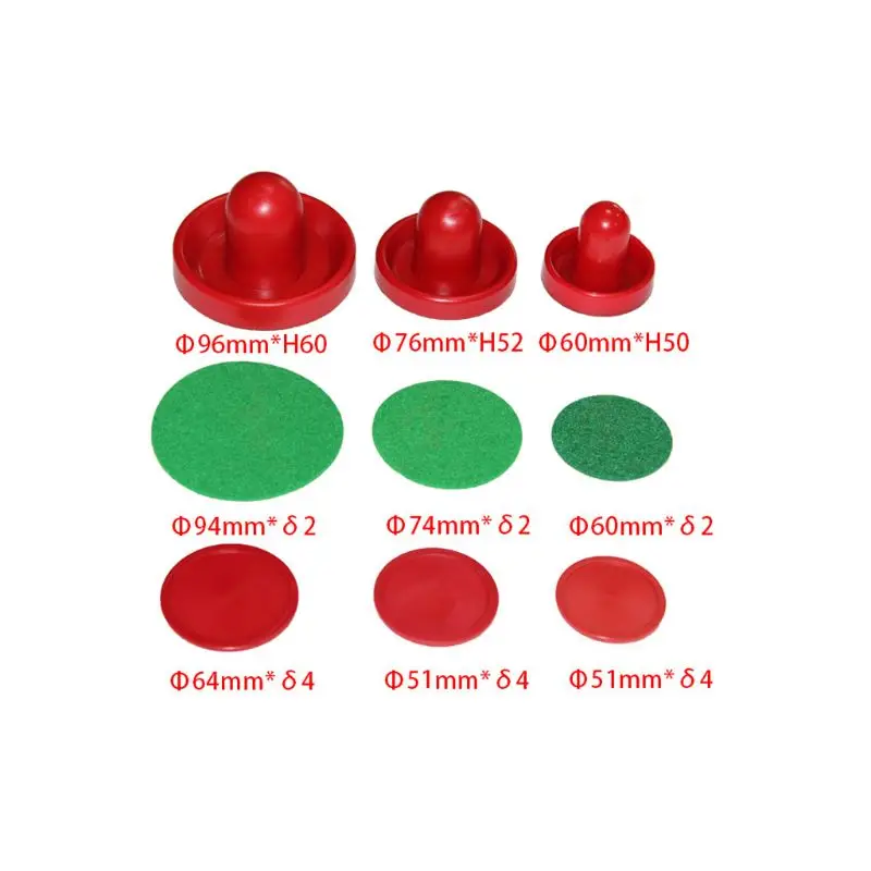 

Air Hockey Paddle Pucks Pusher for Game Table Equipment Air Hockey Pushers Pucks