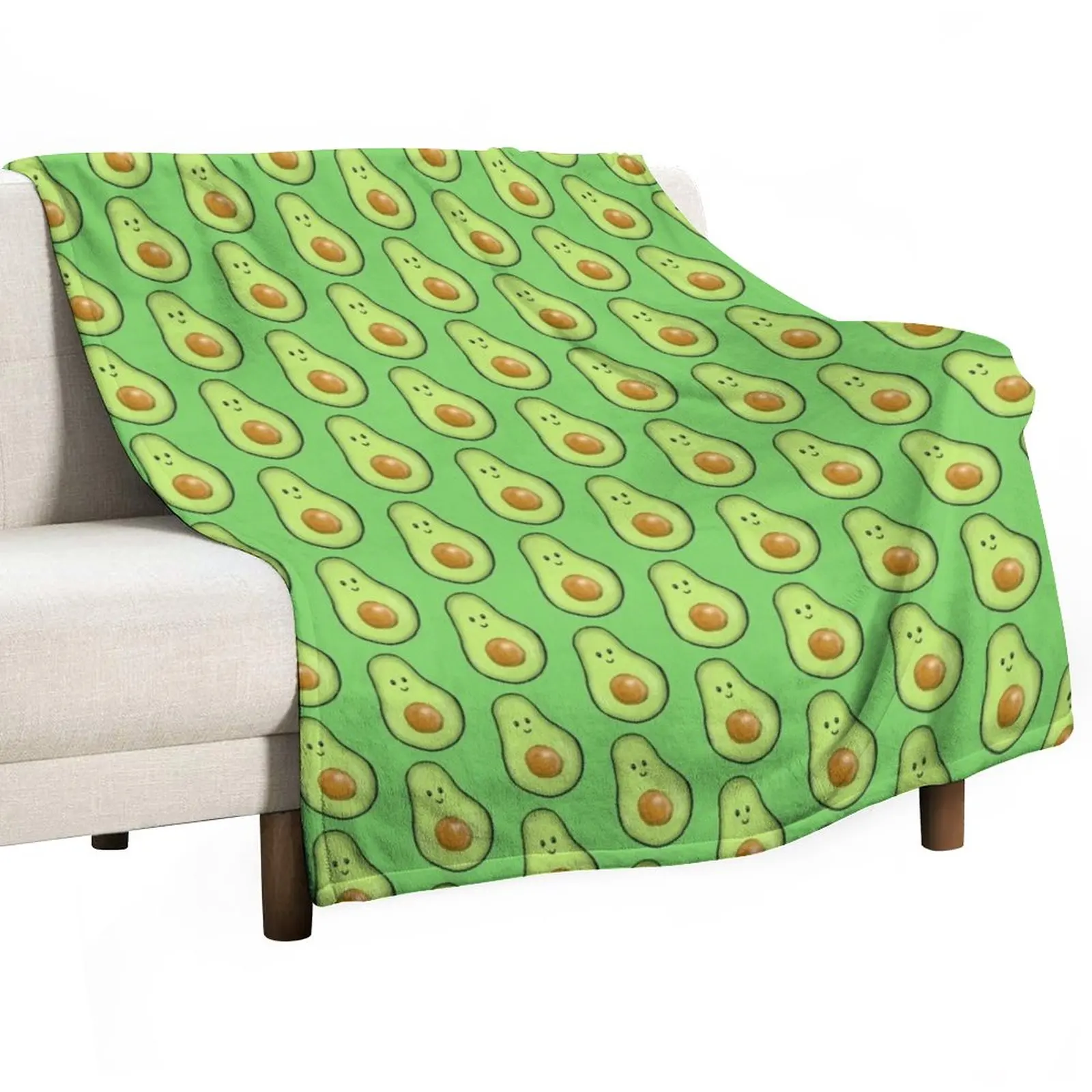 

Avocado Throw Blanket Soft Big Blanket Sleeping Bag Blanket Winter bed blankets