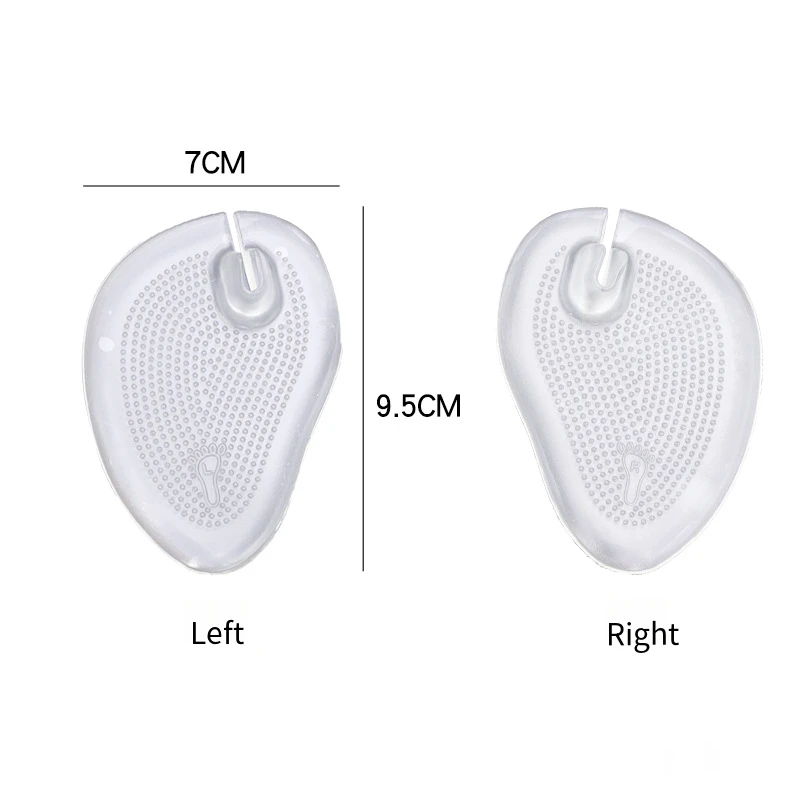 Silicone Flip-flops Shoes Insoles Slippers Feet Pads Non-slip Cushion