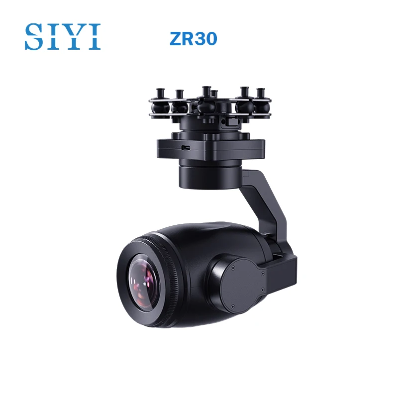PRE- SIYI ZR30 4K 8MP 울트라 HD 180X 하이브리드 30X 광학 짐벌 카메라, AI 스마트 식별 및 추적 1/2  센서 포함