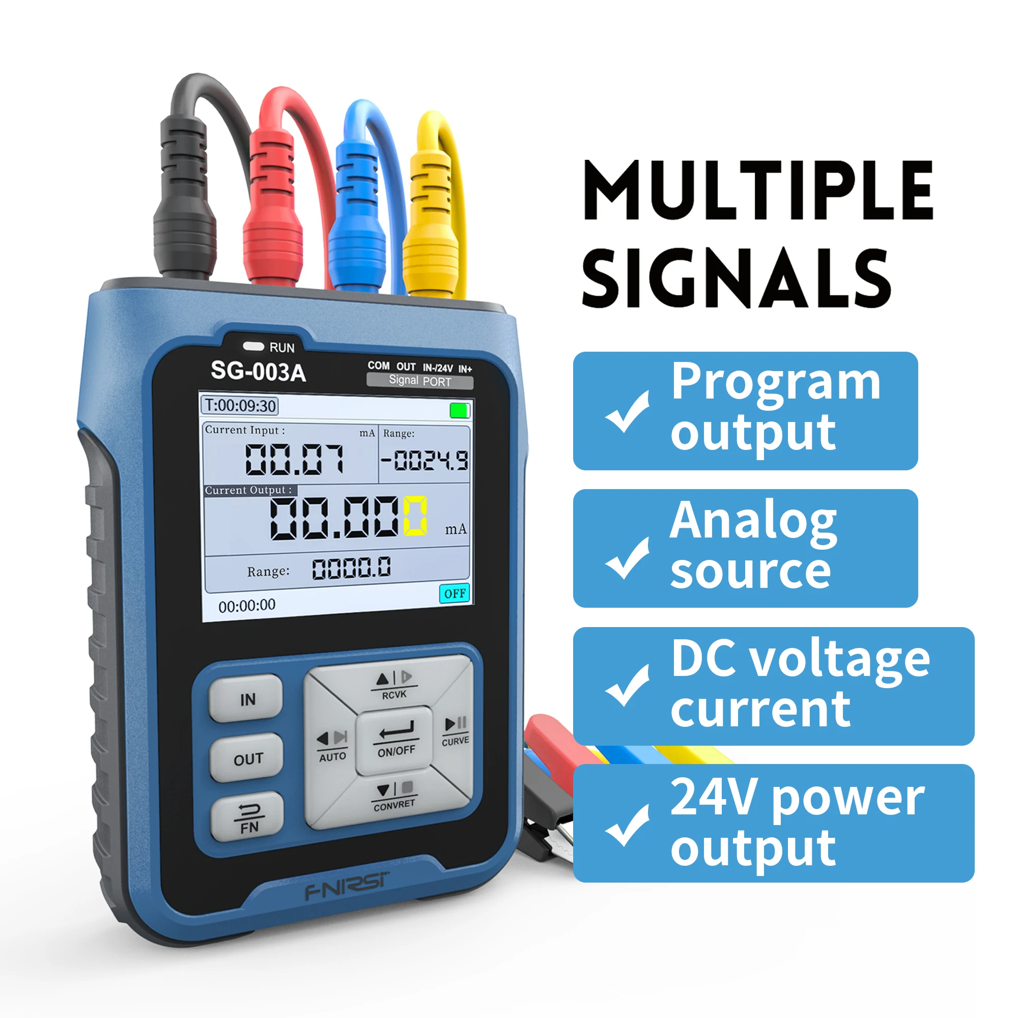 SG-003A 0-10V Adjustable Current Voltage Simulator 4-20mA Gerador de sinal Sources transmitter calibrator Transmitte signal generator current voltage simulator