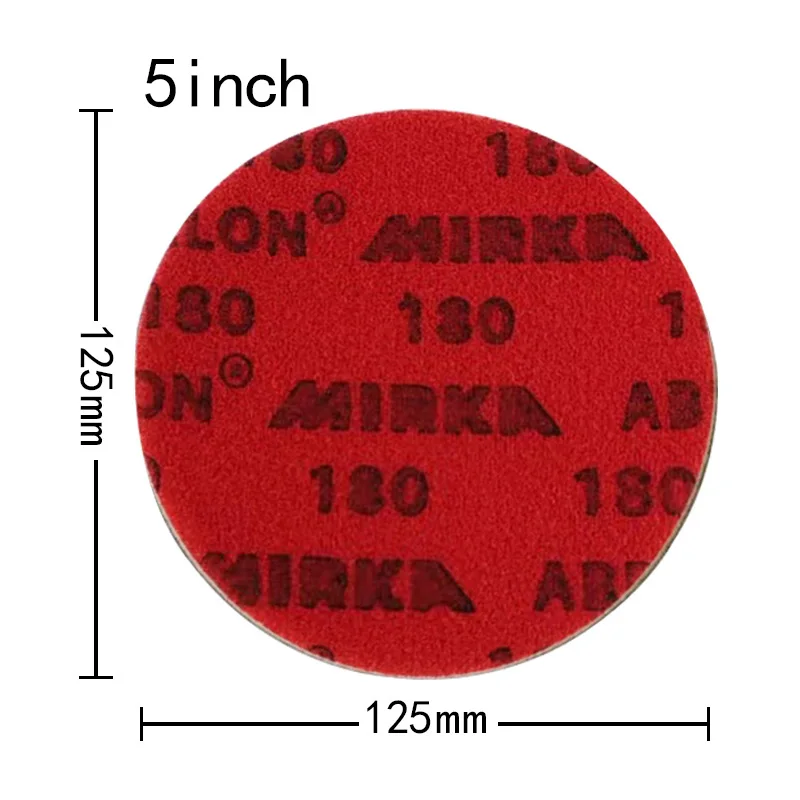 Mirka Polish Sponge Sand Tray With Foam Hook Sandpaper Ring 8A-241 Abralon 180-4000 Grit 3/4/5/6 Inches