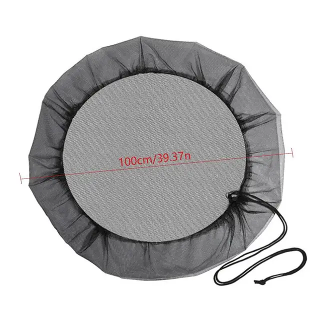 Hálófedél Esőhordó Kerti Eső Vödör Húzózsinór Esővödör Szűrőháló Víztartály - Image 6