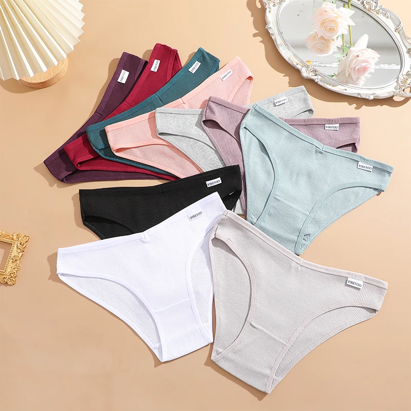 Cotton Women's Panties - Low Waist Briefs | Comfortable Soft Cotton Underwear