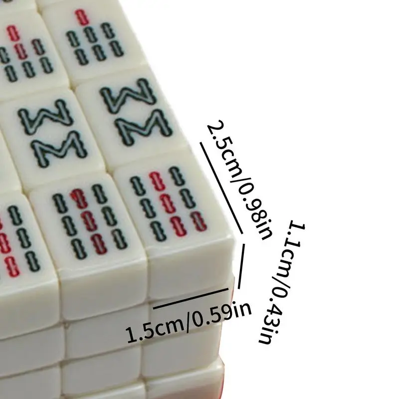 TOYANDONA 1 Conjunto Mini Mahjong Jogo De Lazer Em Família Conjunto De  Jogos Mahjong Jogos De Mahjong Tradicionais Chineses Conjunto De Mahjong