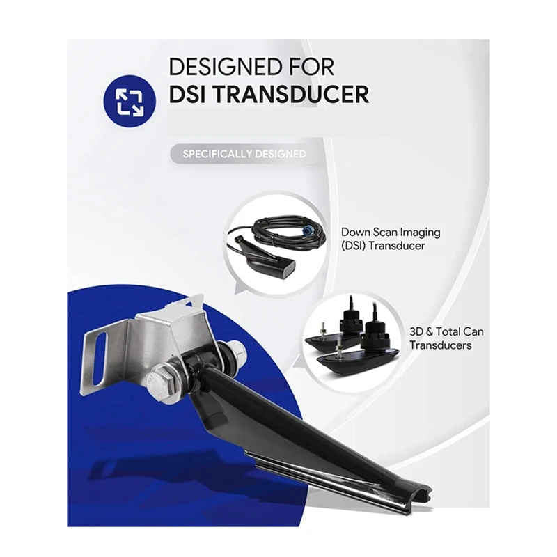 Staffa Trasduttore Lowrance 000-10262-001 - Montaggio Skimmer DSI Per Ecoscandaglio
