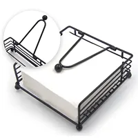 Flat Napkin Holder Metal Kitchen Napkin Holder With Weighted Tension Arm Rustic Tissue Paper Dispenser For Countertop Table 1