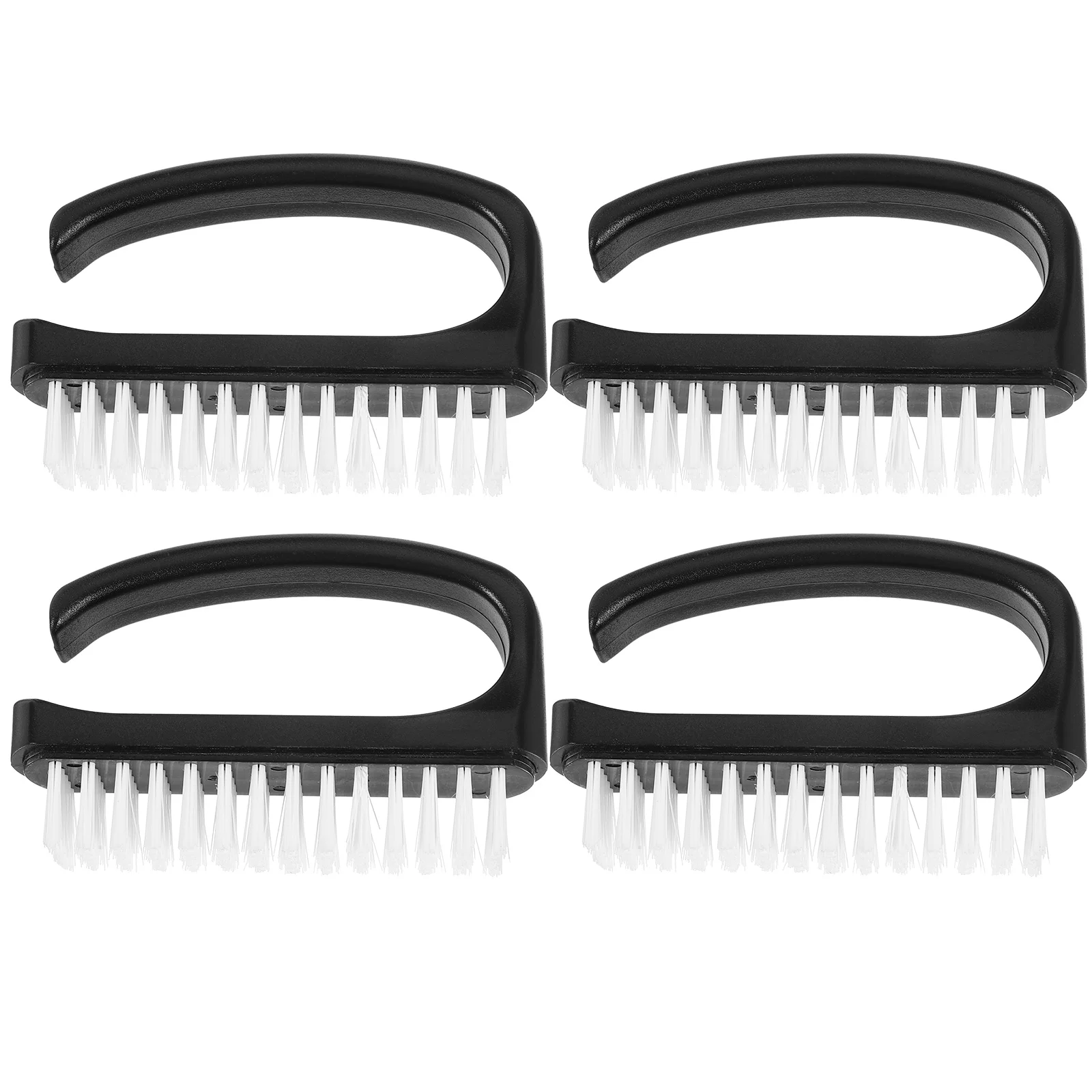 

4 Pcs Nail Brush Toenail Cleaning for Fingernails Scrub under Tools Plastic Pedicure