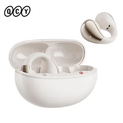 Enhanced Open - Ear Wireless Earphones with Bluetooth 5.4 and Spatial Audio (White)