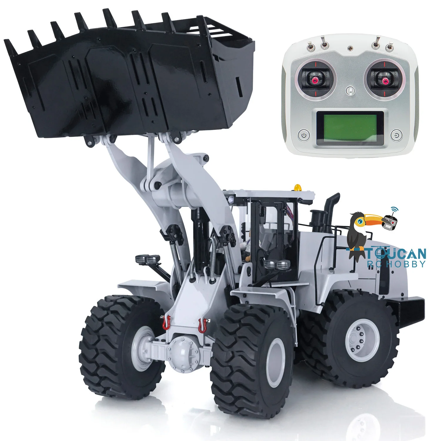 

XDRC 1/14 Metal Hydraulic RC Loader RTR WA470 Truck Remote Control Car Painted Assembled Outdoors Toy For Boys TH18404