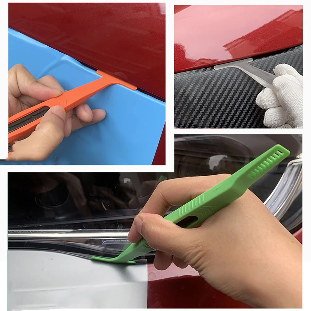 TOFAR Wrap Stick Magnet Micro Rakel mit Wrap Slip Cut Clipper Design Auto Film Rand Ecke Tuck Schaber Fenster Tönung Werkzeug – Detail 3