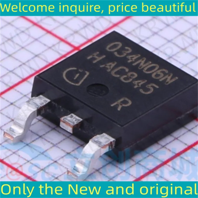 

10PCS 034N06N New and Original IC Chip IPD034N06N3G IPD034N06N3 IPD034N06N TO-252